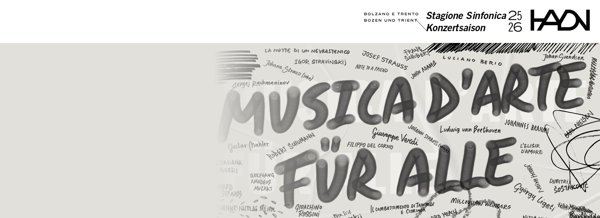 Orchestra Haydn &#8211; Stagione Sinfonica 2025/2026