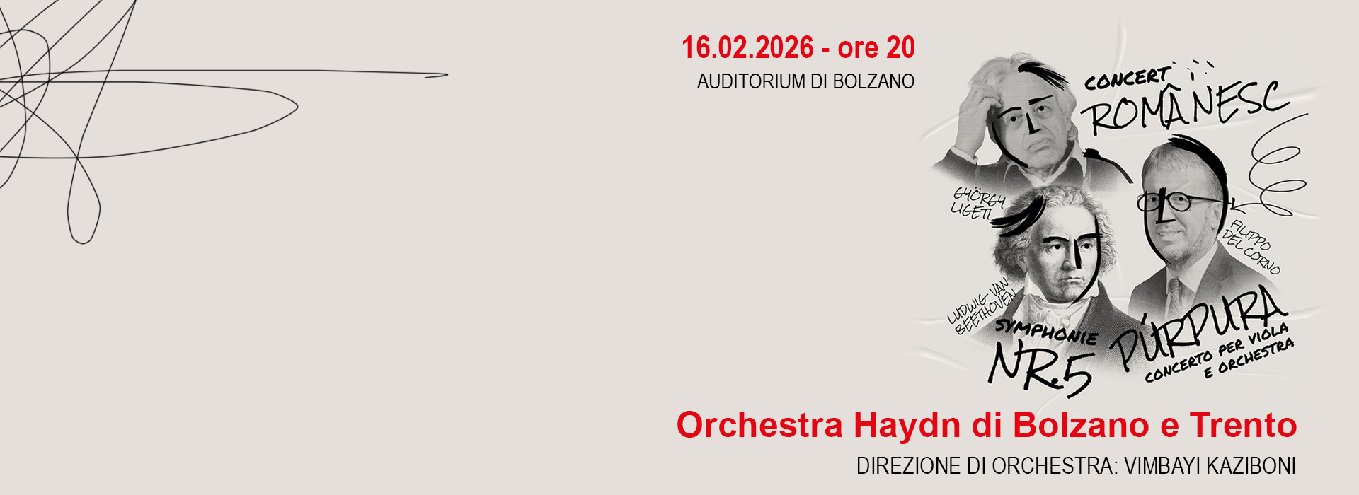 Concerto Sparkasse  – Orchestra Haydn 16.02.2026