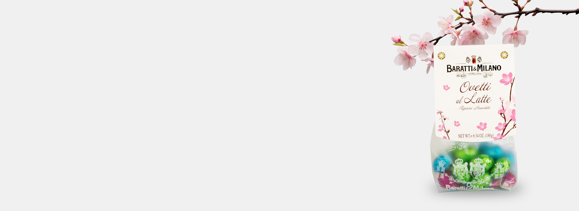 Ovetti al latte ripieni assortiti